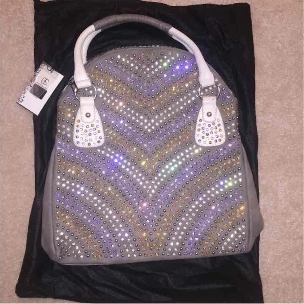 Blue Elegance Purse Crystal & Studs